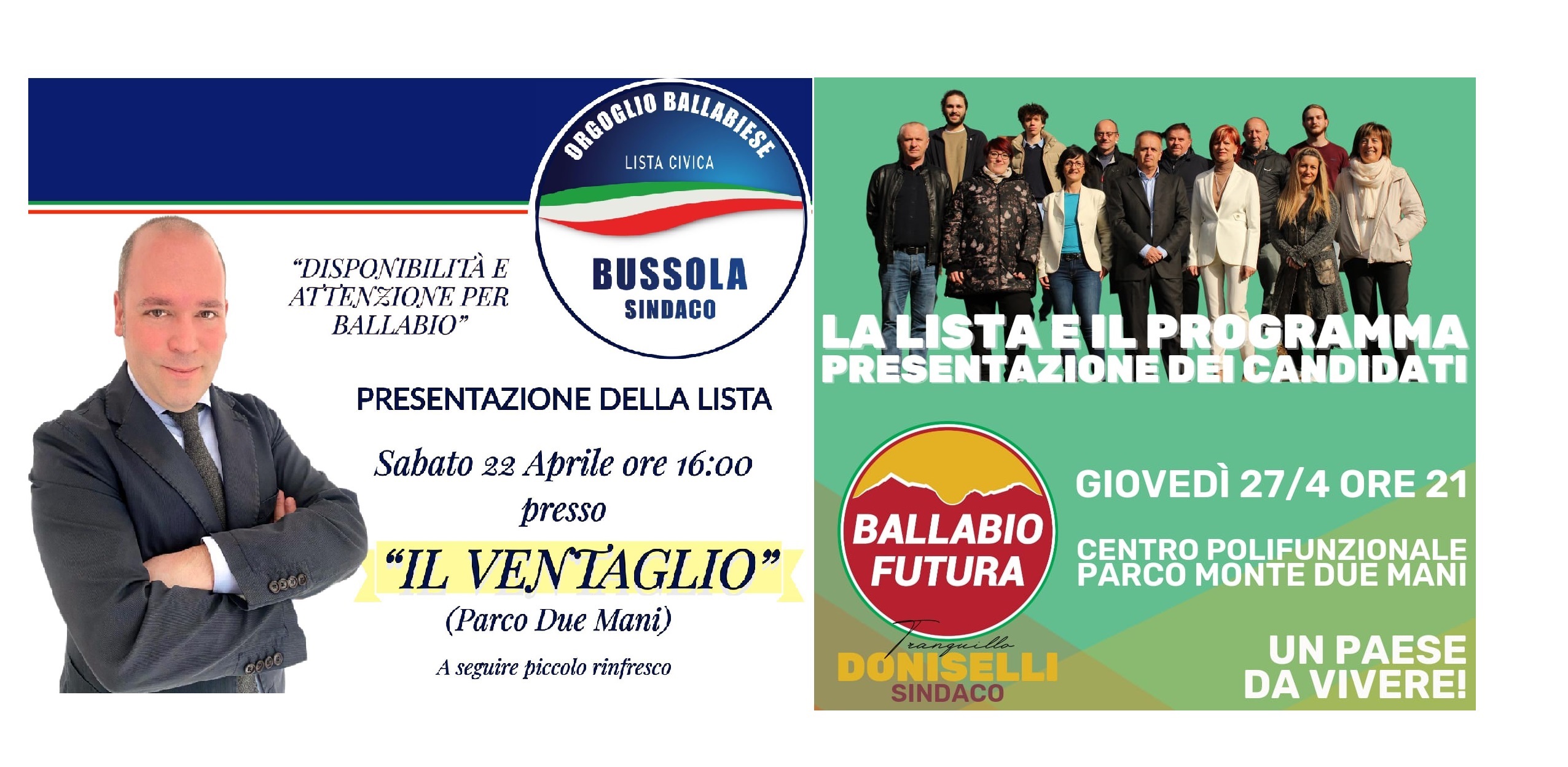 VERSO LA SFIDA ELETTORALE LE LISTE SI PRESENTANO BUSSOLA SABATO