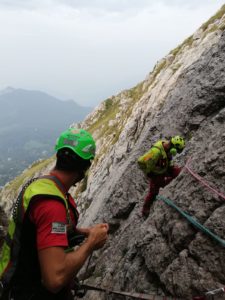 soccorso alpino Grignetta verticale